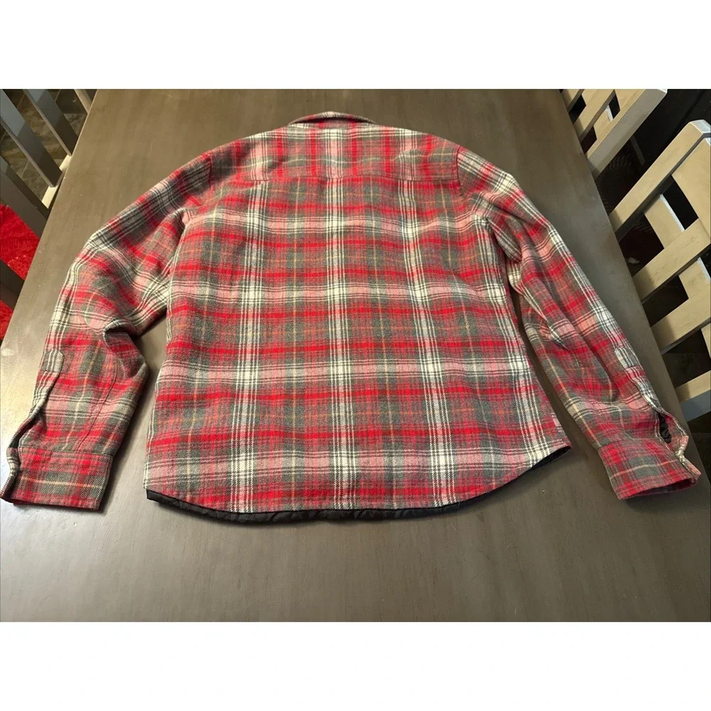 Polo Ralph Lauren  Jean Co Flannel Shirt Jacket Shacket Heavyweight Vintage L